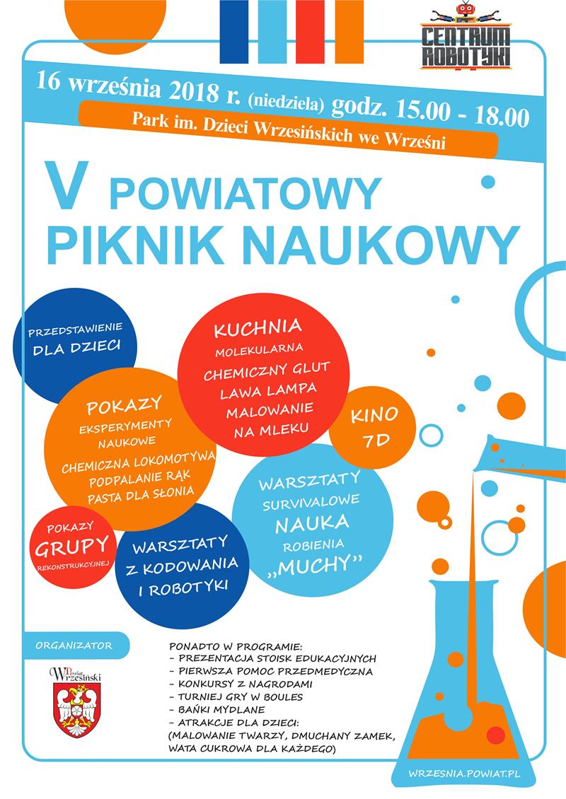 V POWIATOWY PIKNIK NAUKOWY