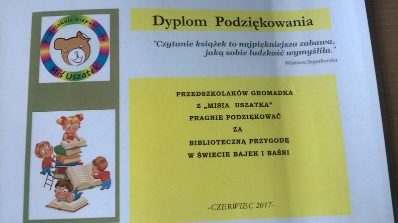 Przedszkolaki w naszej bibliotece